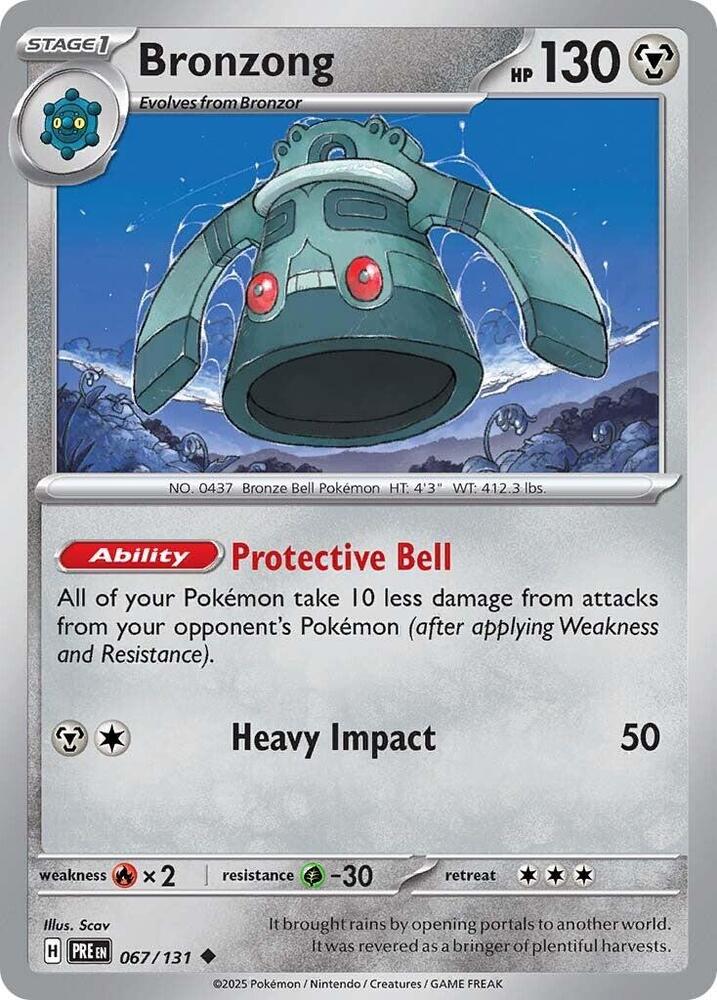 Bronzong (067/131) [Scarlet & Violet: Prismatic Evolutions] | Odin's Place