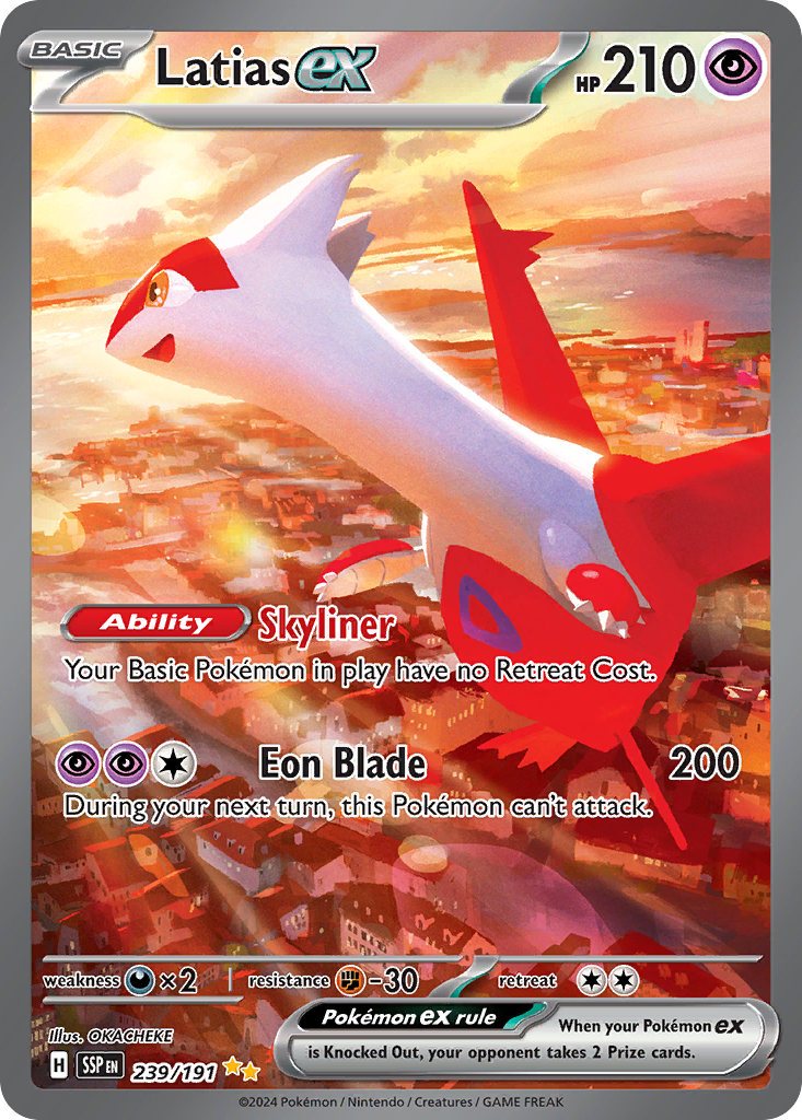 Latias ex (239/191) [Scarlet & Violet: Surging Sparks] | Odin's Place