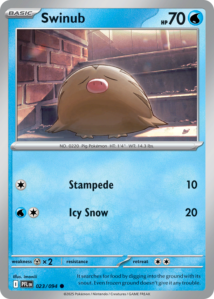 Swinub (023/094) [Mega Evolution: Phantasmal Flames] | Odin's Place