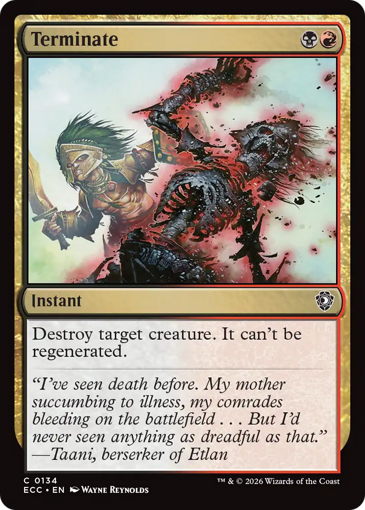 Terminate [Lorwyn Eclipsed Commander] | Odin's Place