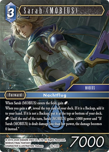 Sarah (MOBIUS) [Emissaries of Light] | Odin's Place