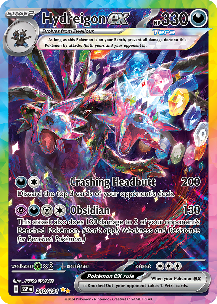 Hydreigon ex (240/191) [Scarlet & Violet: Surging Sparks] | Odin's Place