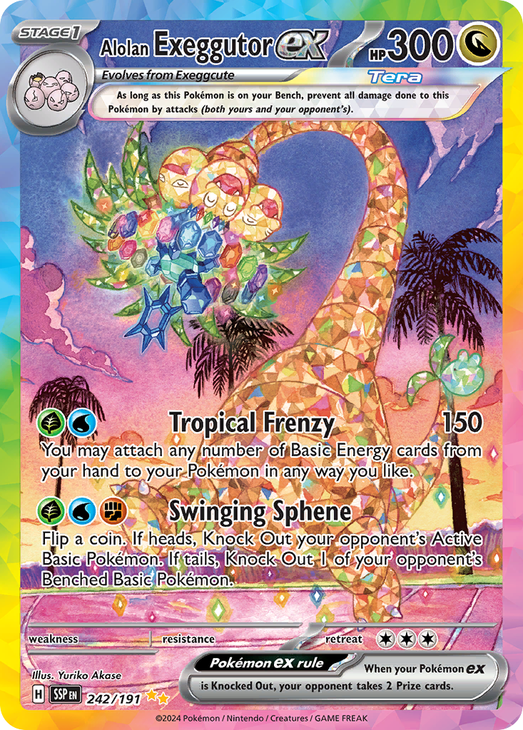 Alolan Exeggutor ex (242/191) [Scarlet & Violet: Surging Sparks] | Odin's Place