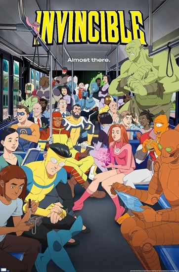 Poster: Invincible Season 2 Bus Stop | Odin's Place