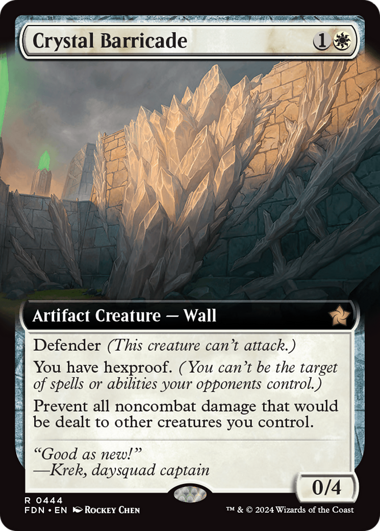 Crystal Barricade (Extended Art) [Foundations] | Odin's Place