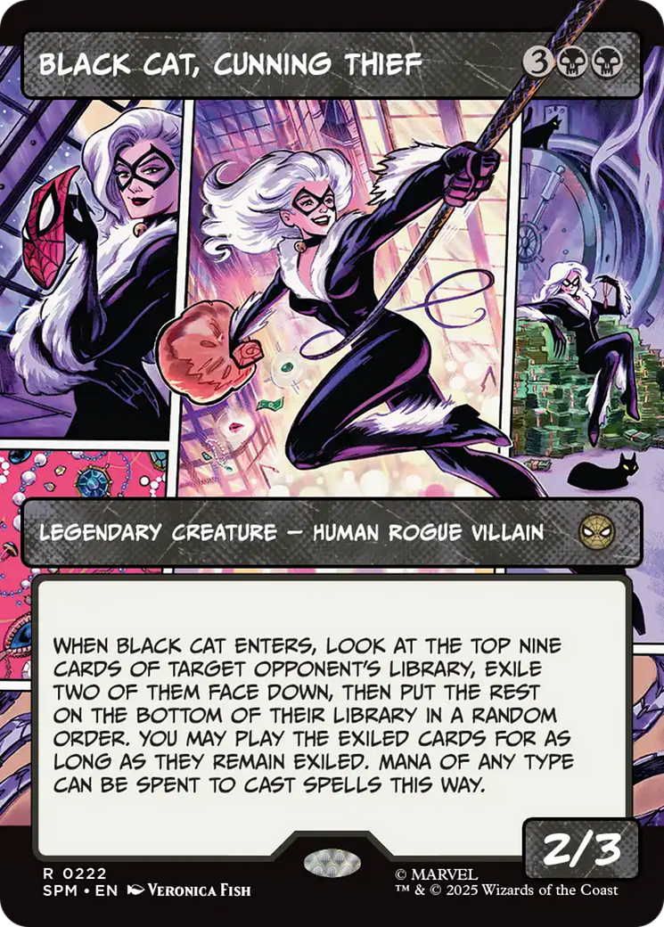 Black Cat, Cunning Thief (Borderless) [Marvel's Spider-Man] | Odin's Place
