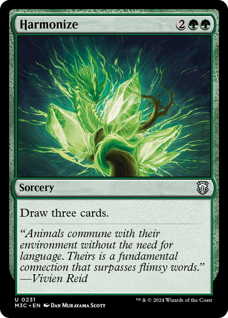 Harmonize (Ripple Foil) [Modern Horizons 3 Commander] | Odin's Place