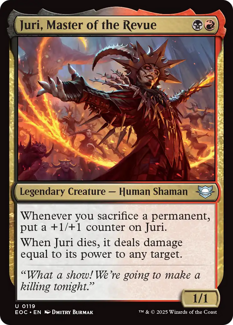 Juri, Master of the Revue [Edge of Eternities Commander] | Odin's Place