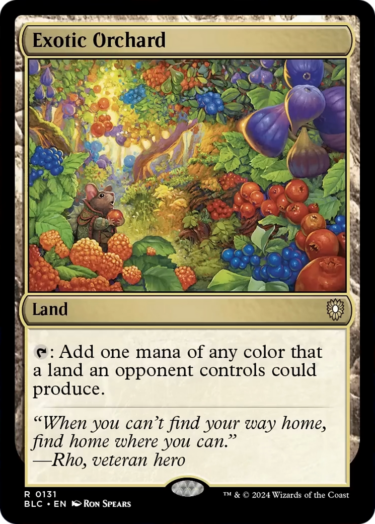 Exotic Orchard [Bloomburrow Commander] | Odin's Place
