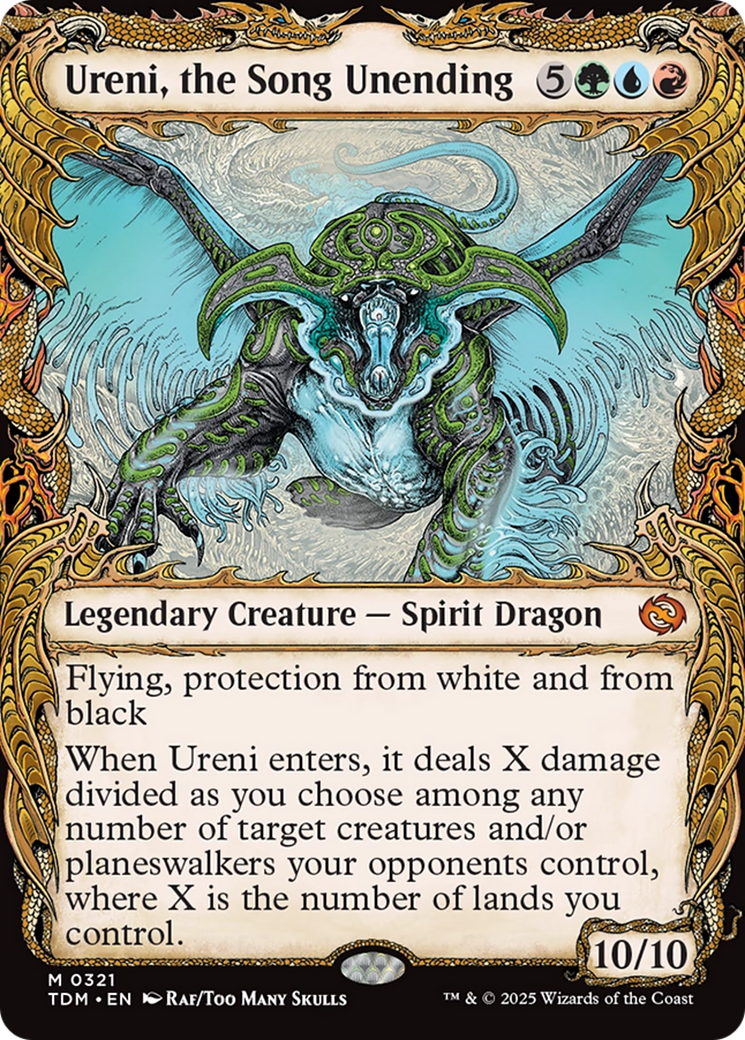 Ureni, the Song Unending (Showcase) [Tarkir: Dragonstorm] | Odin's Place
