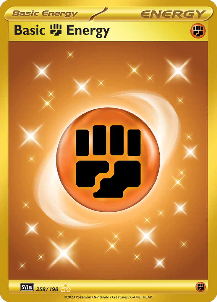 Basic Fighting Energy (014) (Cracked Ice Holo) [Scarlet & Violet: Stellar Crown] | Odin's Place