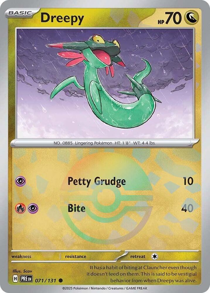 Dreepy (071/131) (Poke Ball Pattern) [Scarlet & Violet: Prismatic Evolutions] | Odin's Place