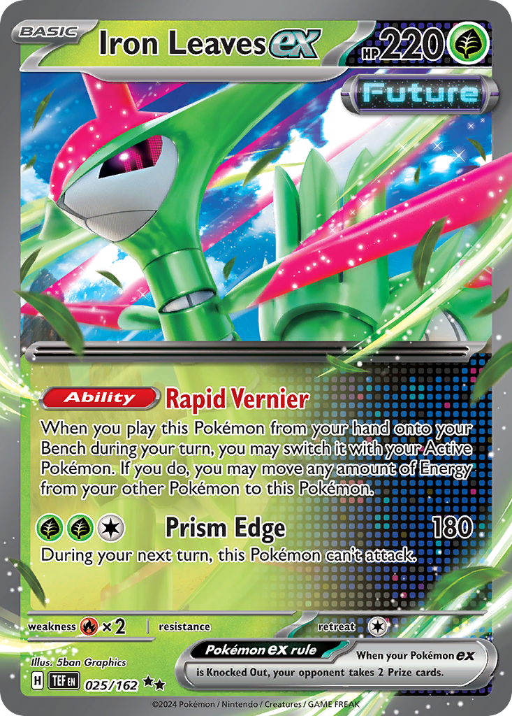 Iron Leaves ex (025/162) [Scarlet & Violet: Temporal Forces] | Odin's Place