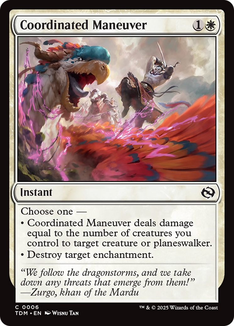 Coordinated Maneuver [Tarkir: Dragonstorm] | Odin's Place