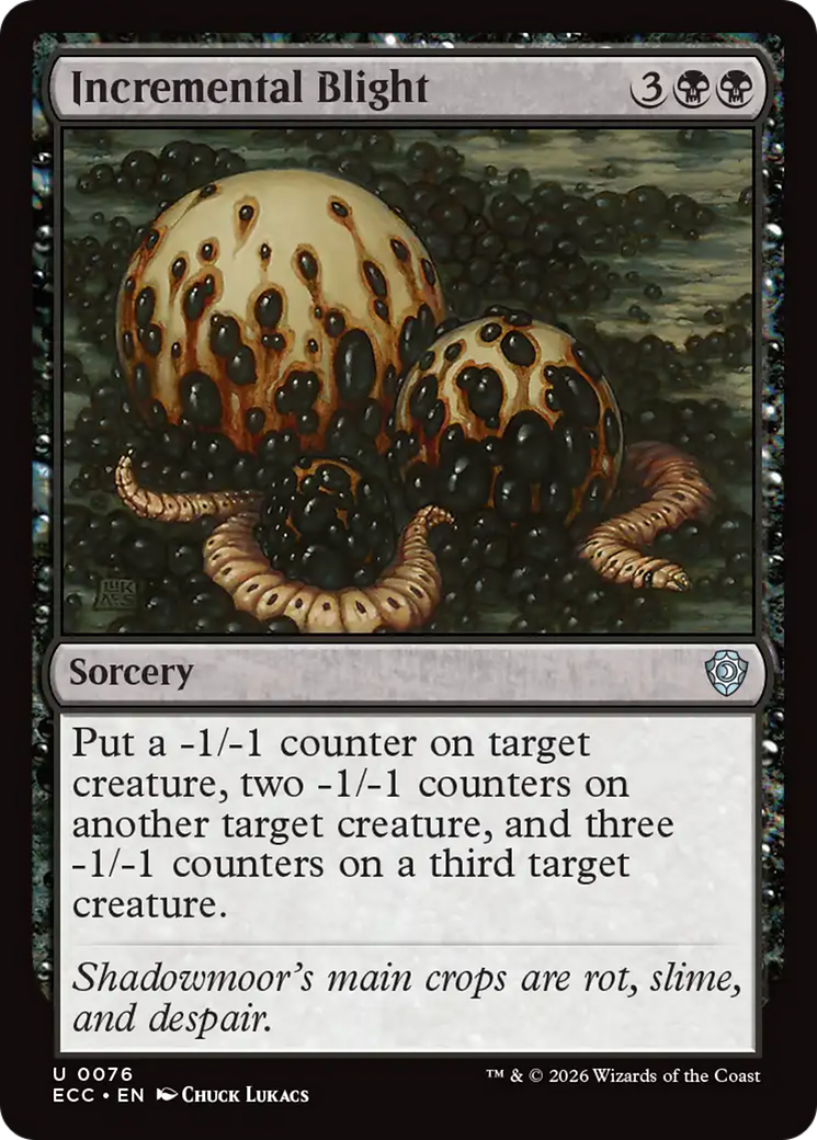 Incremental Blight [Lorwyn Eclipsed Commander] | Odin's Place