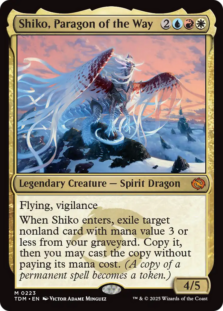 Shiko, Paragon of the Way [Tarkir: Dragonstorm] | Odin's Place