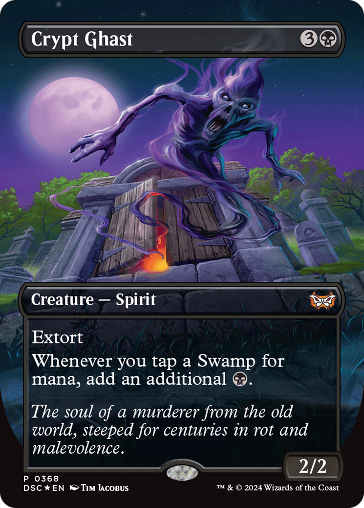 Crypt Ghast (Borderless) [Duskmourn: House of Horror Commander] | Odin's Place