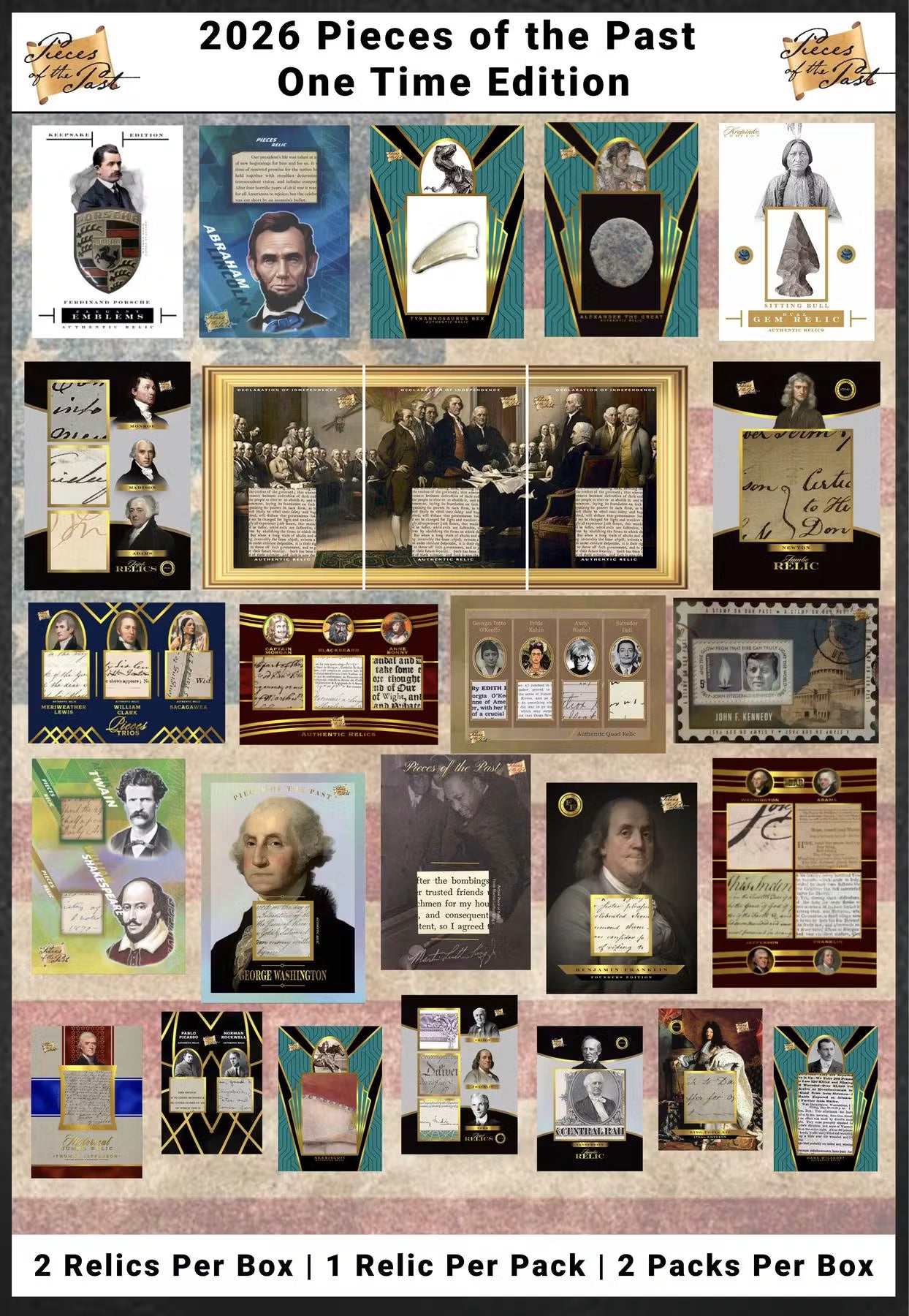 2026 Keepsake Pieces of the Past One Time Edition Hobby Box | Odin's Place