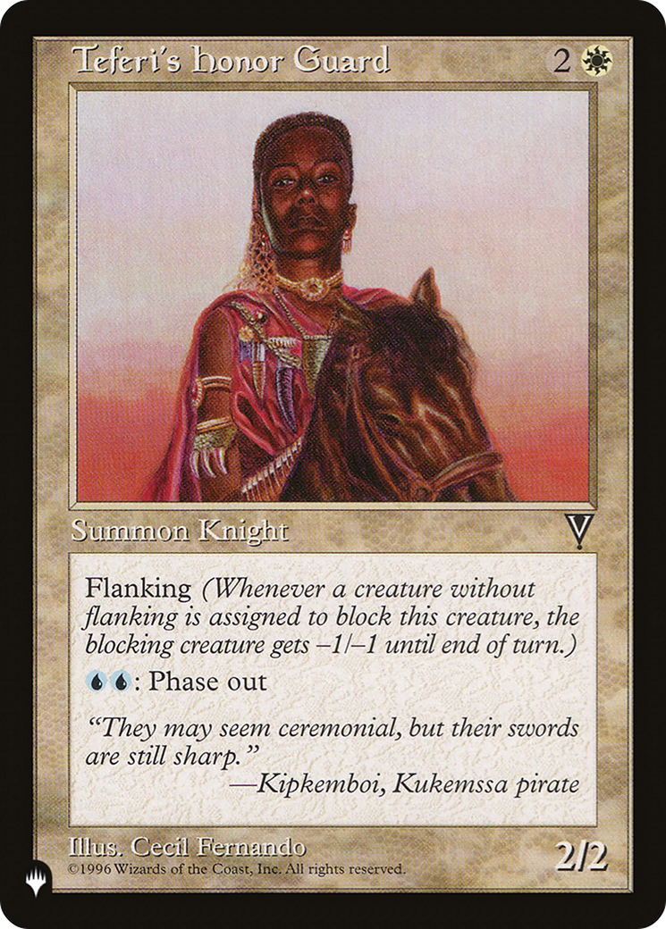 Teferi's Honor Guard [The List] | Odin's Place