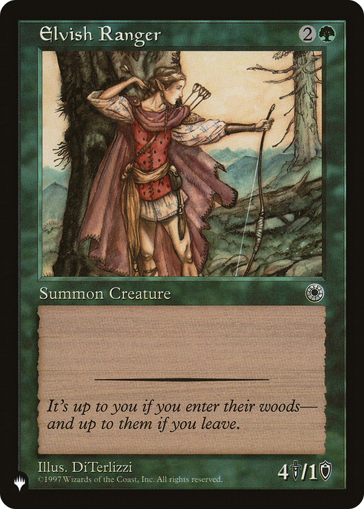 Elvish Ranger [The List] | Odin's Place