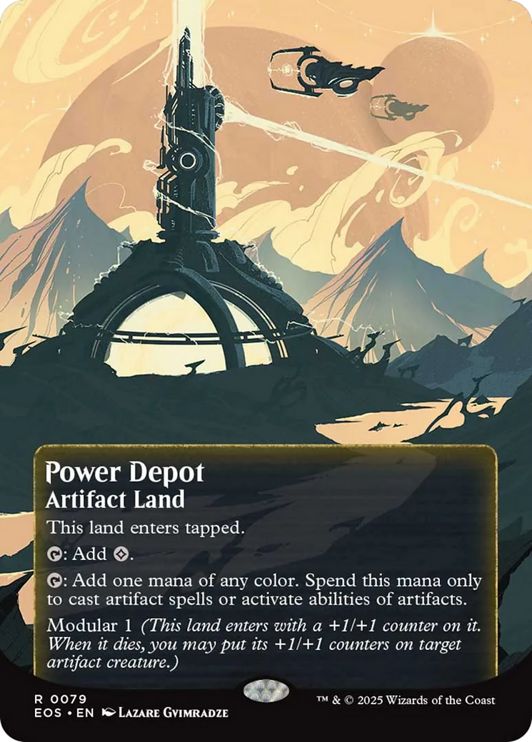 Power Depot (0079) (Borderless) [Edge of Eternities: Stellar Sights] | Odin's Place