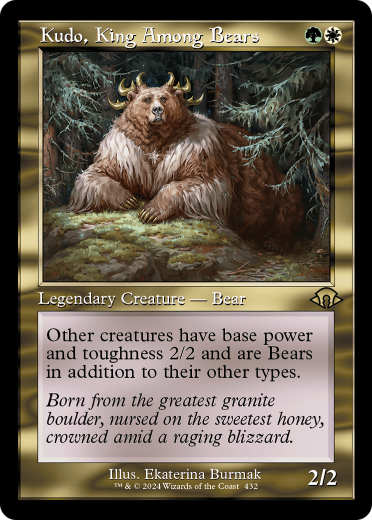 Kudo, King Among Bears (Retro) [Modern Horizons 3] | Odin's Place