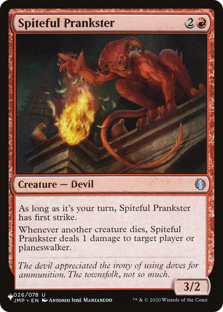 Spiteful Prankster [The List] | Odin's Place