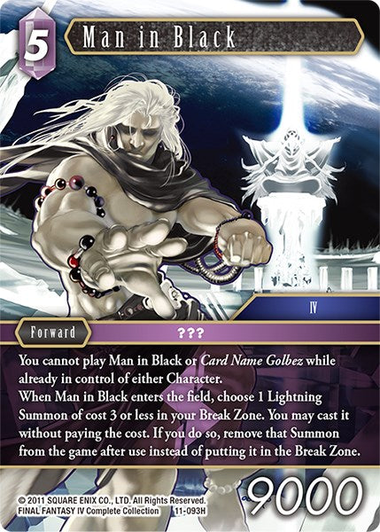 Man in Black [Opus XI] | Odin's Place