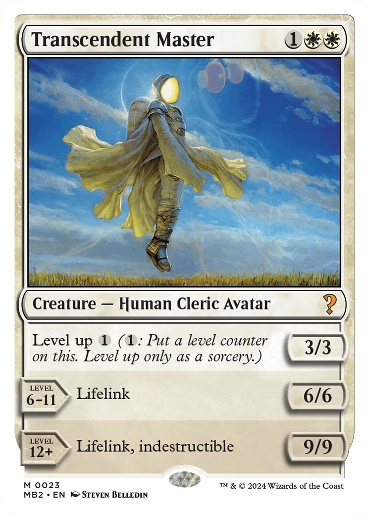 Transcendent Master (White Border) [Mystery Booster 2] | Odin's Place