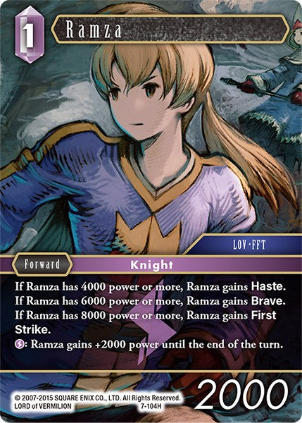 Ramza [Opus VII] | Odin's Place
