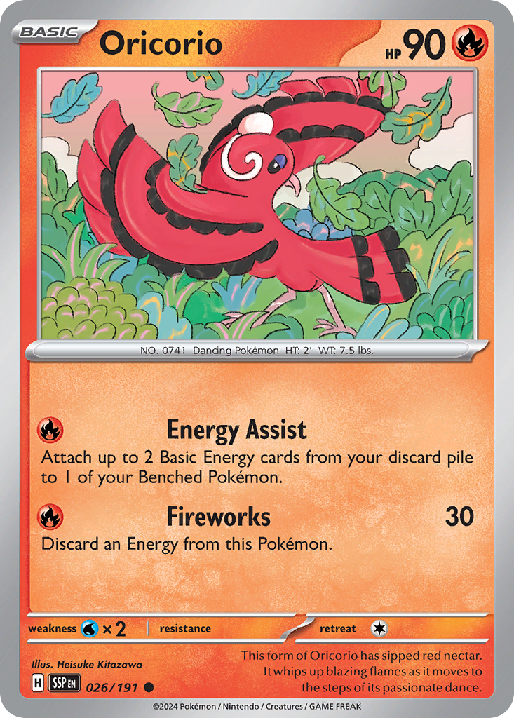 Oricorio (026/191) [Scarlet & Violet: Surging Sparks] | Odin's Place
