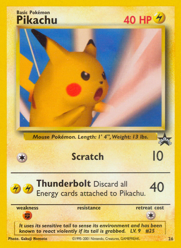 Pikachu (26/83)  [WOTC Promo] | Odin's Place