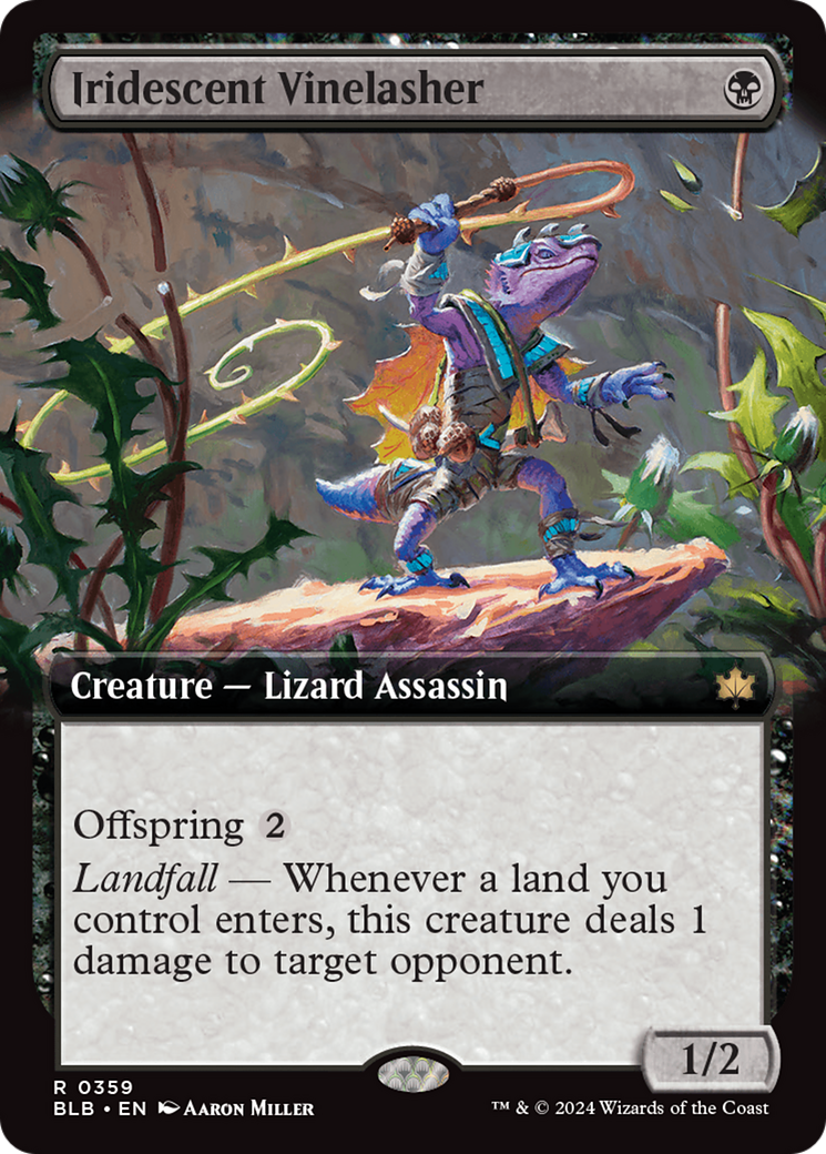 Iridescent Vinelasher (Extended Art) [Bloomburrow] | Odin's Place