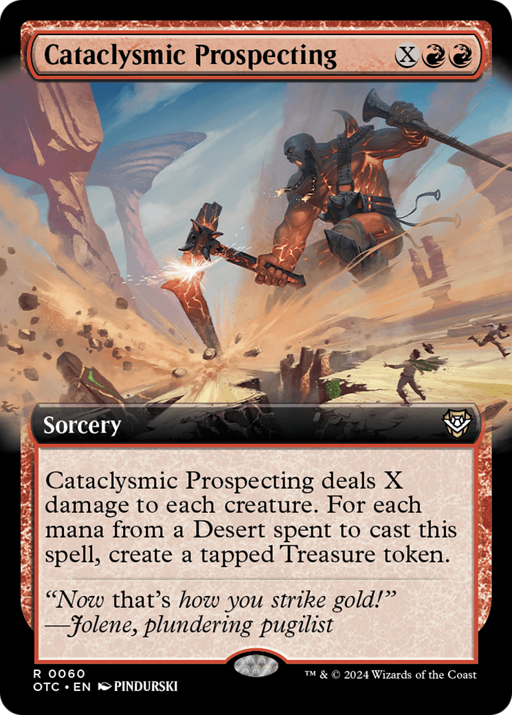 Cataclysmic Prospecting (Extended Art) [Outlaws of Thunder Junction Commander] | Odin's Place