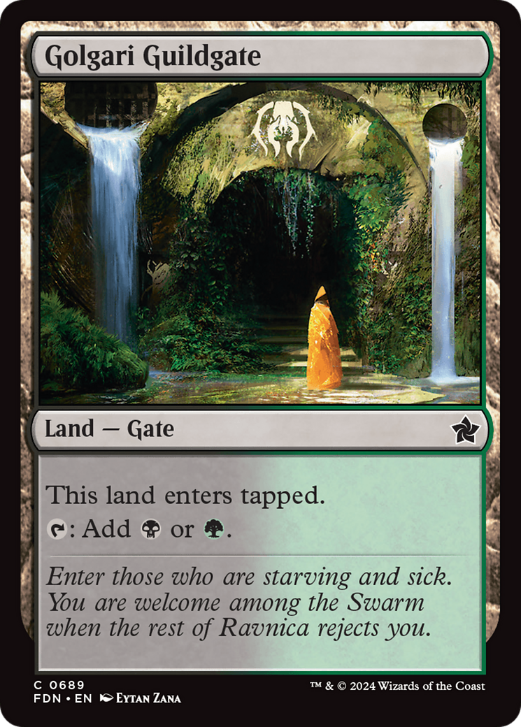 Golgari Guildgate [Foundations] | Odin's Place