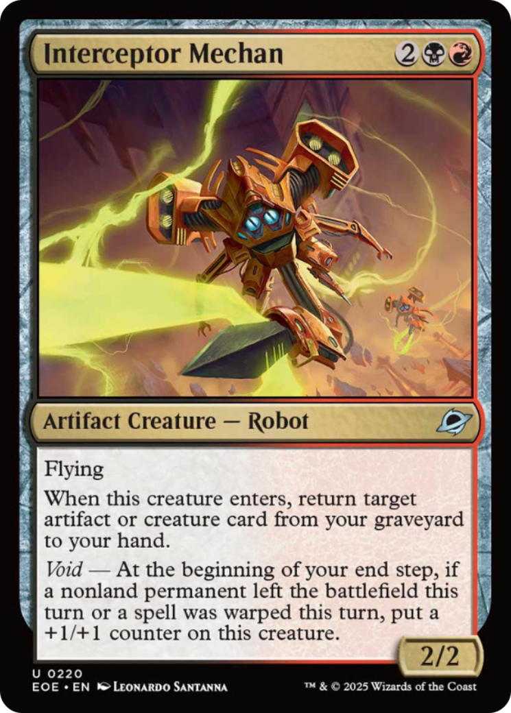 Interceptor Mechan [Edge of Eternities] | Odin's Place