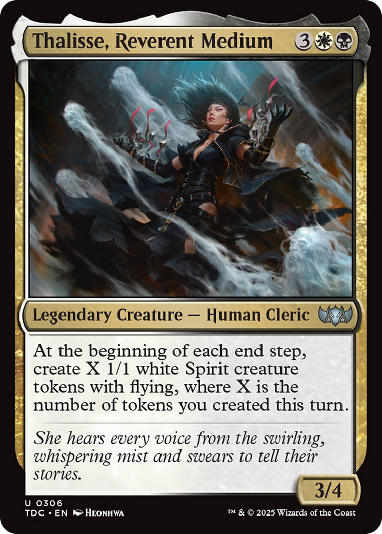 Thalisse, Reverent Medium [Tarkir: Dragonstorm Commander] | Odin's Place
