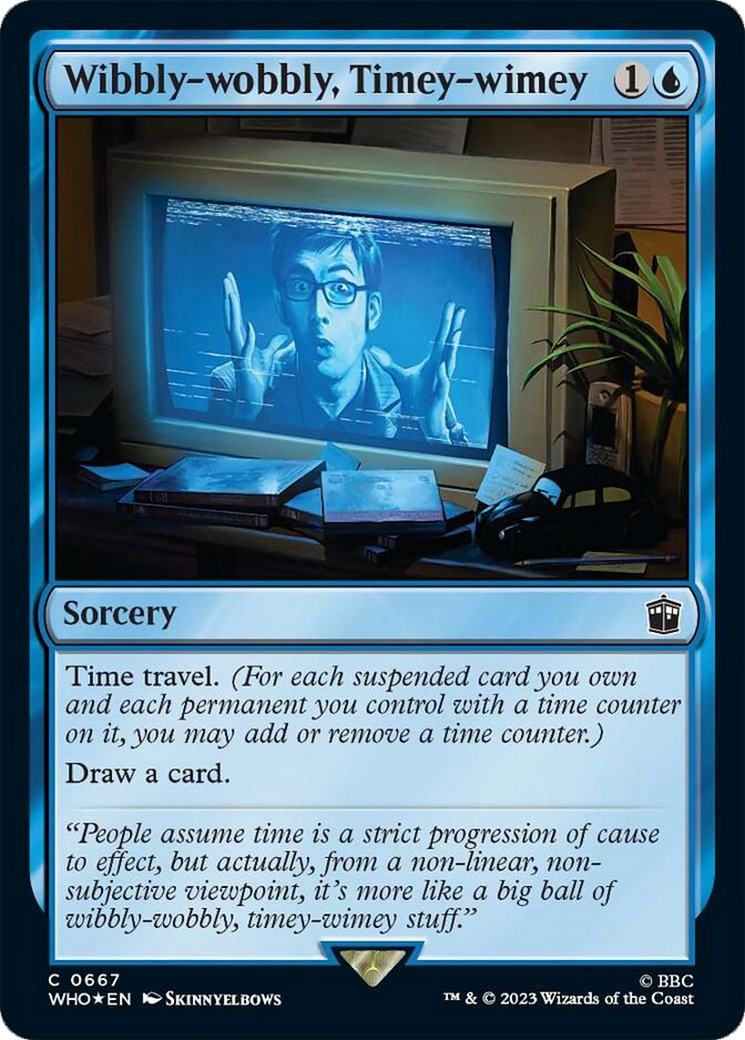 Wibbly-wobbly, Timey-wimey (Surge Foil) [Doctor Who] | Odin's Place