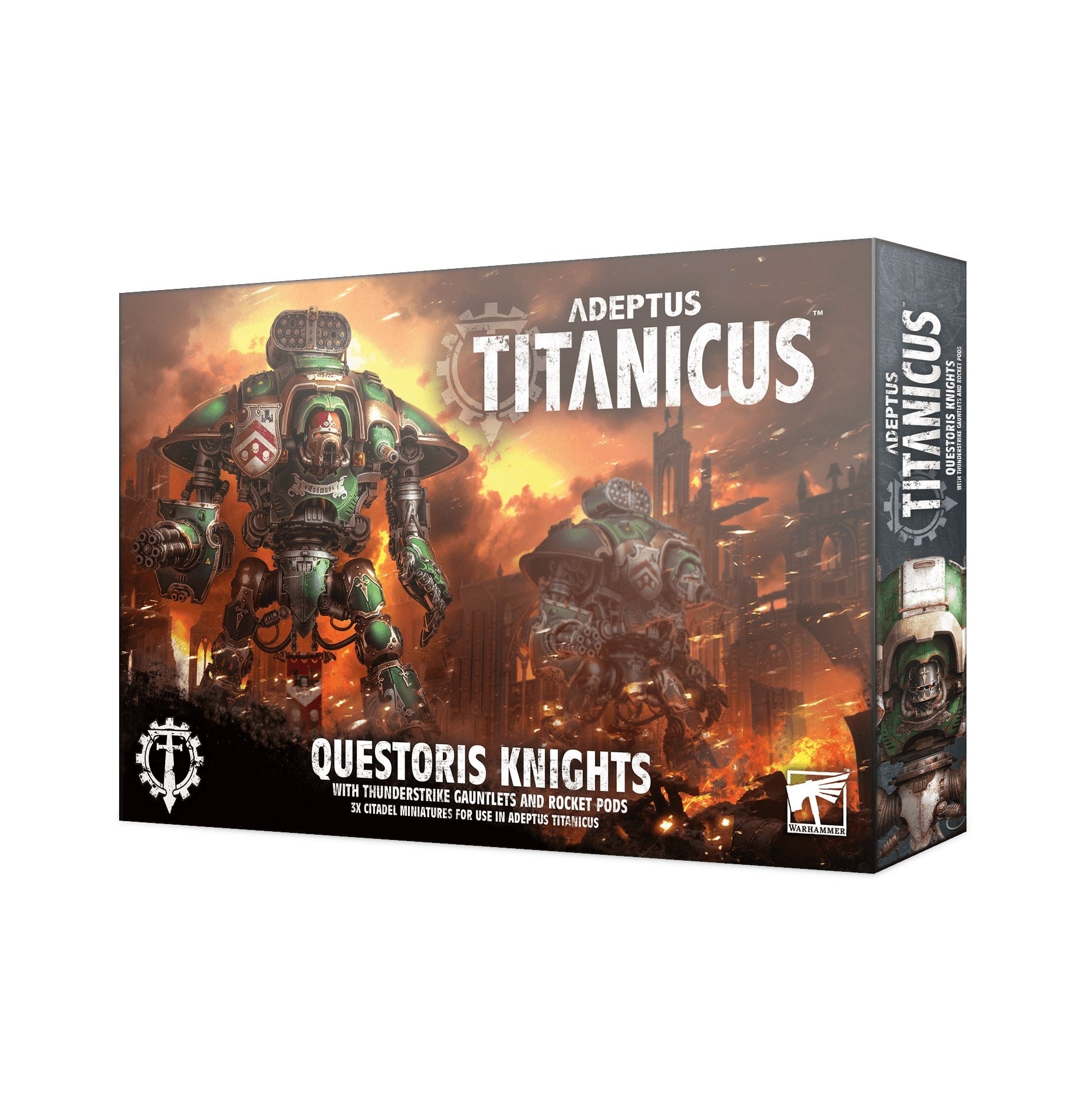 Image for Warhammer: Questoris Knights with Thunderstrike Gauntlets & Rocket Pods - Warhammer Box Sets | Odin's Place