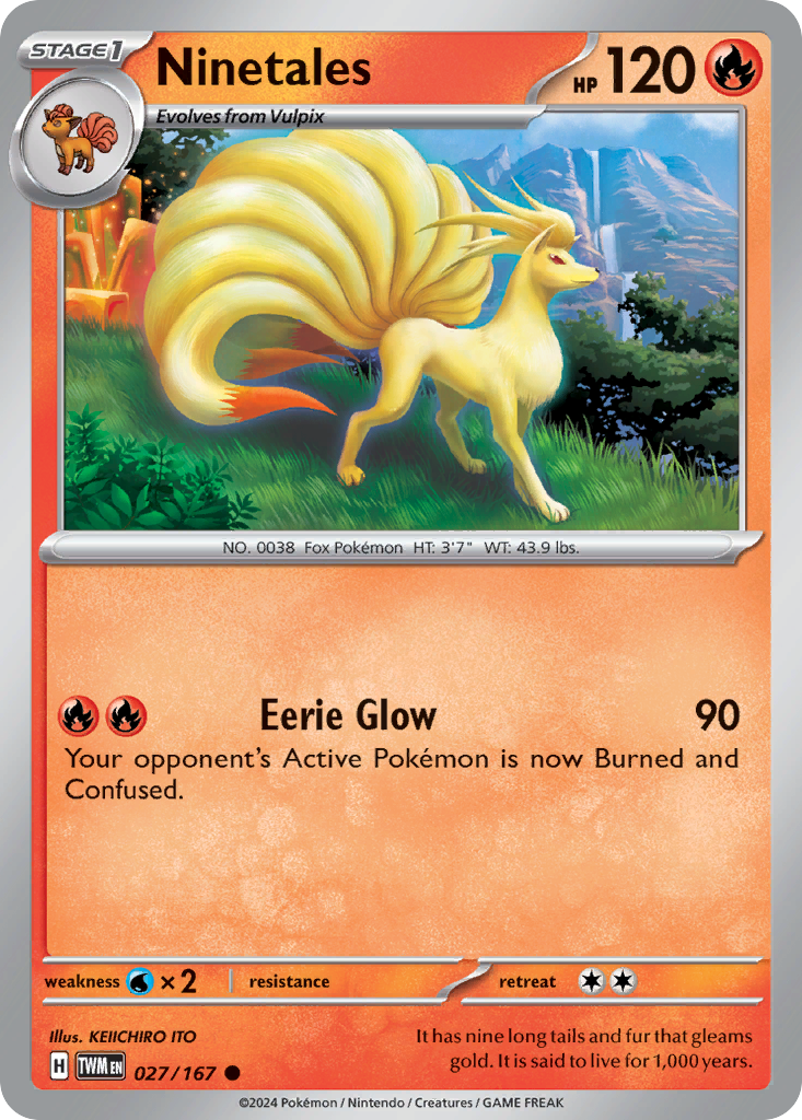 Ninetales (027/167) [Scarlet & Violet: Twilight Masquerade] | Odin's Place
