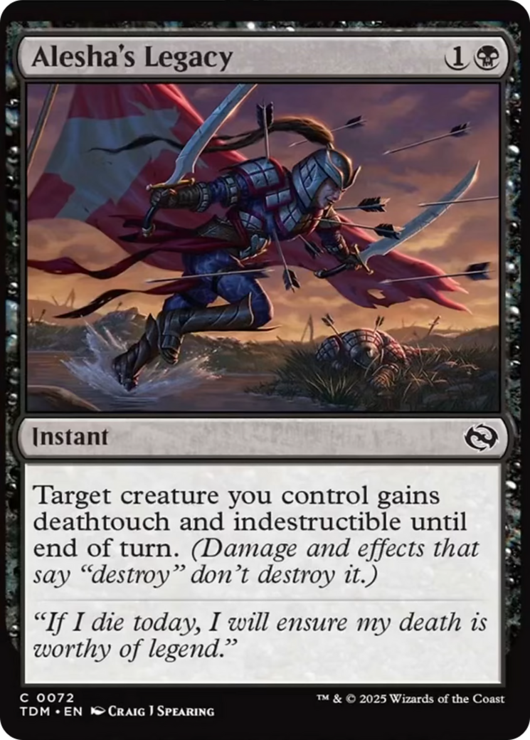 Alesha's Legacy [Tarkir: Dragonstorm] | Odin's Place