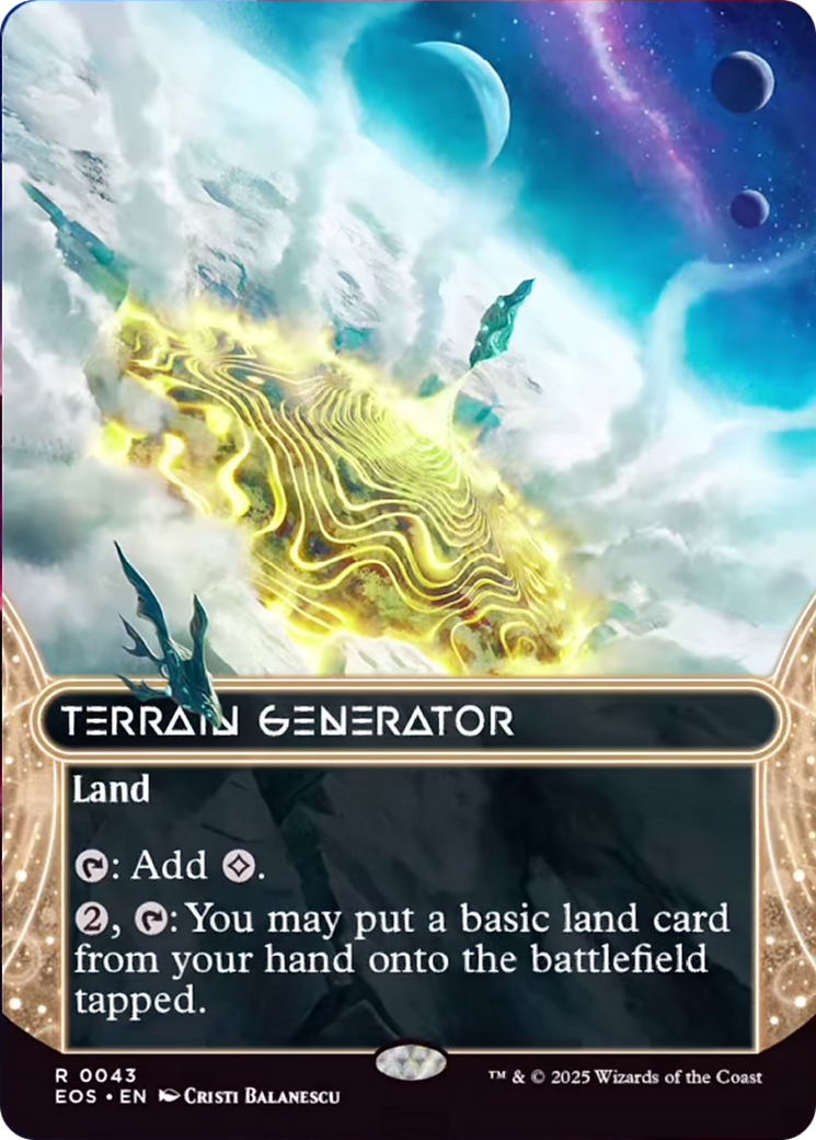 Terrain Generator (0043) (Borderless) [Edge of Eternities: Stellar Sights] | Odin's Place