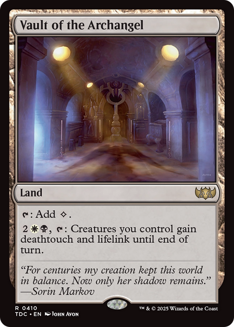 Vault of the Archangel [Tarkir: Dragonstorm Commander] | Odin's Place