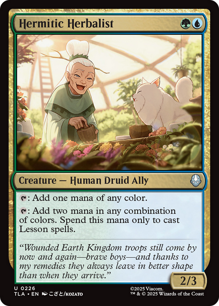 Hermitic Herbalist [Avatar: The Last Airbender] | Odin's Place