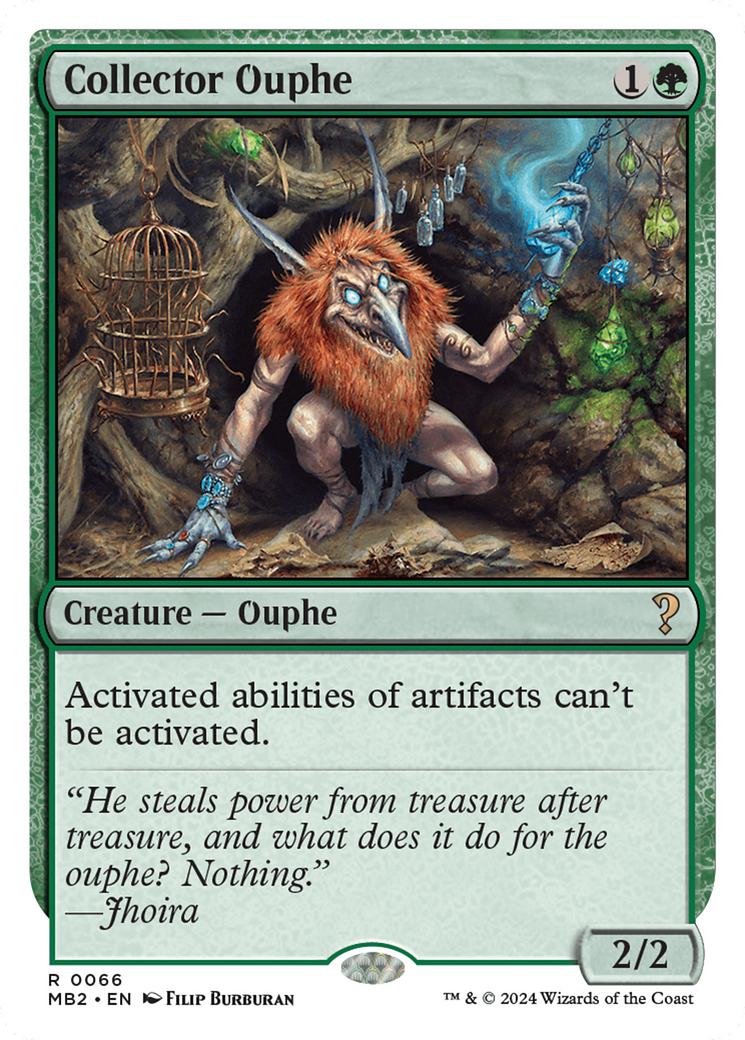 Collector Ouphe (White Border) [Mystery Booster 2] | Odin's Place