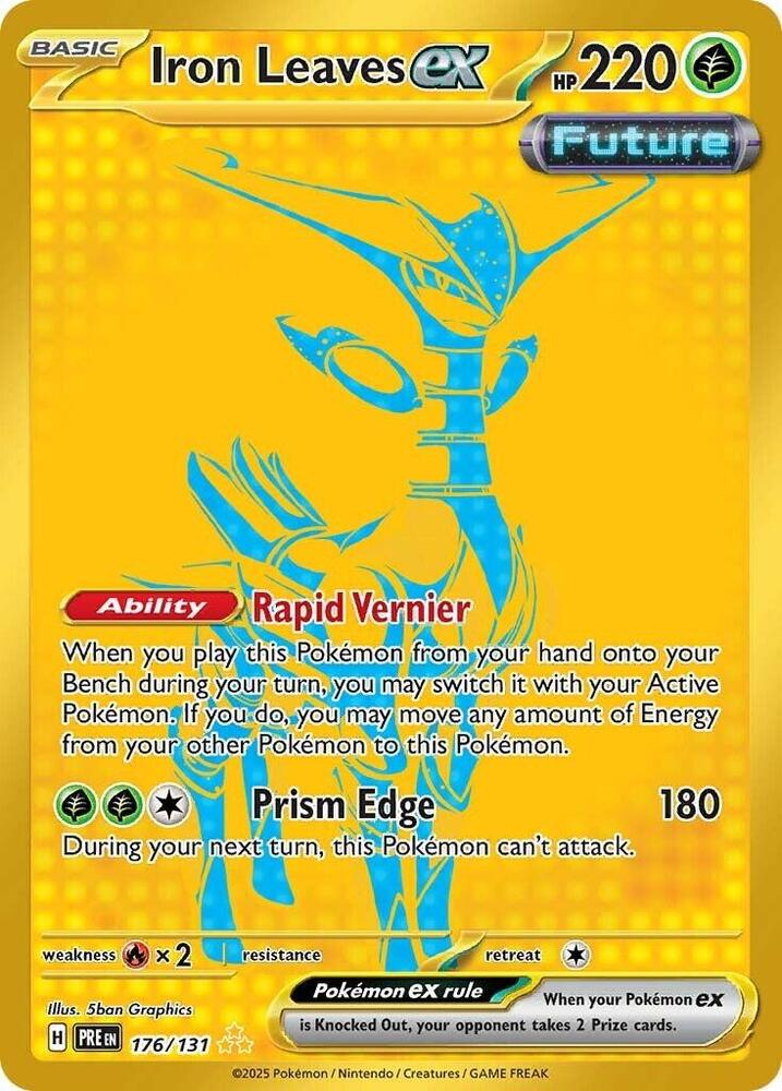Iron Leaves ex (176/131) [Scarlet & Violet: Prismatic Evolutions] | Odin's Place