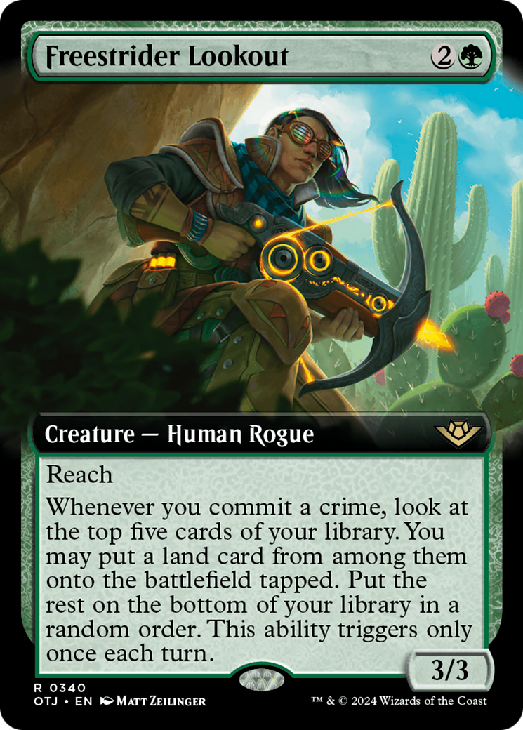 Freestrider Lookout (Extended Art) [Outlaws of Thunder Junction] | Odin's Place
