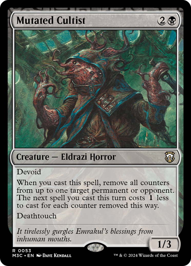 Mutated Cultist [Modern Horizons 3 Commander] | Odin's Place