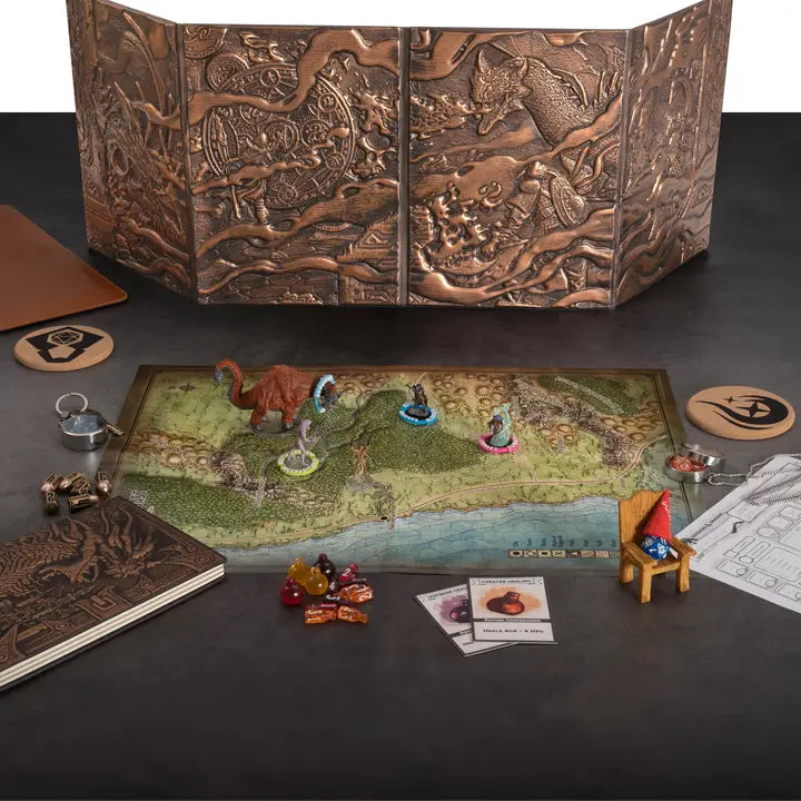 QMDirect 3D Faux-Leather Customizable Game Master Screen (Dm/Gm) | Odin's Place