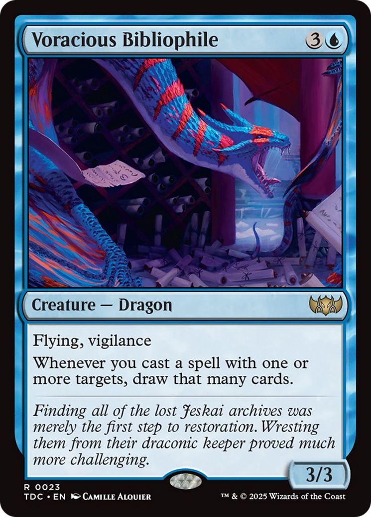 Voracious Bibliophile [Tarkir: Dragonstorm Commander] | Odin's Place